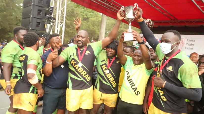 Kabras lift Kenya cUP. Photo Courtesy/kabras