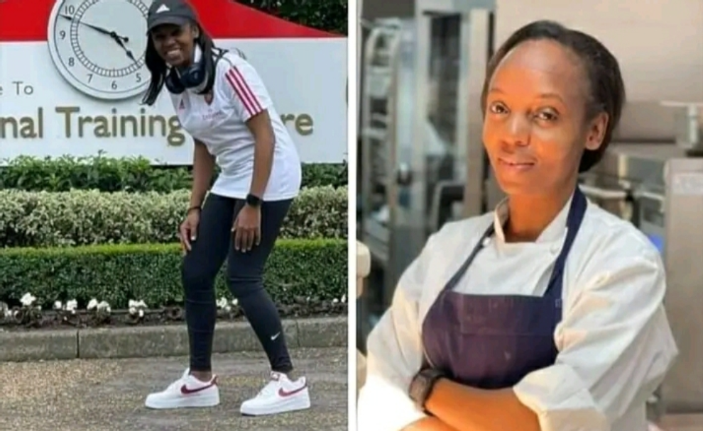 Bernice Kariuki, Kenyan chef who works at Arsenal FC.