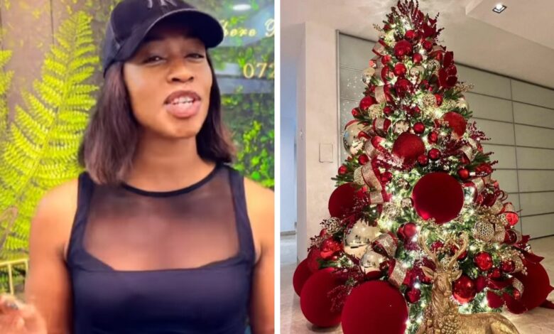 Diana Marua, a Kenyan rapper, has hinted at purchasing a Christmas tree worth 907,600 shillings for the festival celebrations