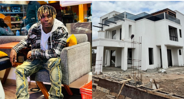 Forex trader Sammy Boy Shows Off His Million-Dollar Mansion That Is Currently Building