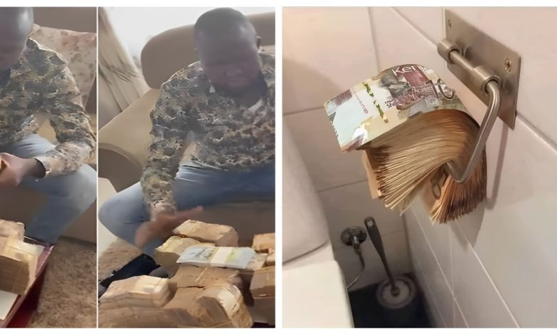 In a tale that blends the thrill of victory with the sobering reality of financial responsibility, Kenyan man Peter Otieno recently made headlines for his extraordinary win in a high-stakes bet, only to raise eyebrows by reportedly using a portion of his winnings as tissue paper in his toilet.