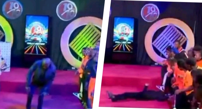 On Friday, March 15, Kenyan musician Stivo Simple Boy fainted on stage minutes after performing on Citizen TV's 10 Over 10 show.