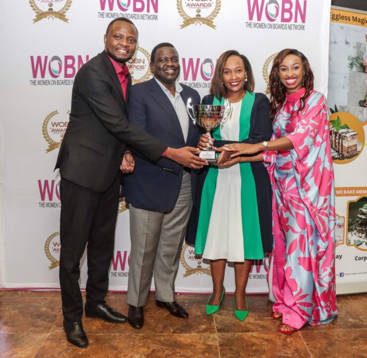 Jubilee Health Insurance has been awarded Organization of the Year at the prestigious Women on Boards Network (WOBN) Awards 2024