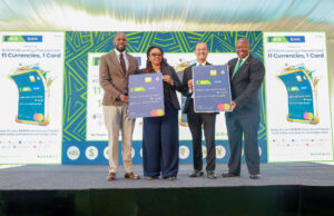 Kenya’s Banking Sector Reports Record Profits in 2024 Despite Economic Pressures Left to Right: Johnson Ondicho, Head of Digital Channels at KCB Bank Kenya, Angela Mwirigi, KCB Bank Kenya Director of Digital Financial Services, Shehryar Ali, Senior Vice President and Country Manager for East Africa and Indian Ocean Islands at Mastercard, and Victor Ndlovu, Head Business Development East Africa at Mastercard during the KCB Multicurrency Prepaid Card Launch at Nairobi Royal Golf Club.