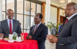 Mutahi Kagwe, Lee Kinyanjui, and William Kabogo Sworn in as Cabinet Secretaries Mutahi Kagwe, Lee Kinyanjui, and William Kabogo were officially sworn in as Cabinet Secretaries.