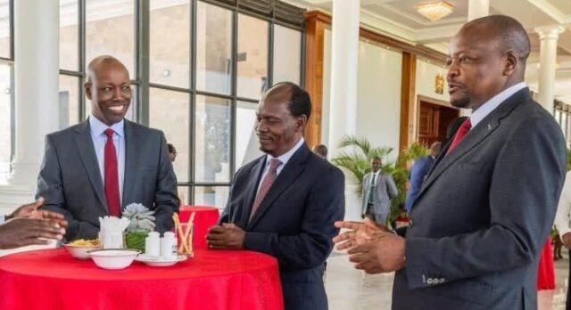 Mutahi Kagwe, Lee Kinyanjui, and William Kabogo were officially sworn in as Cabinet Secretaries.