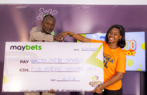 Homabay Electrician Wins Ksh 500,000 Daily Jackpot with Ksh 20 Stake on Maybets