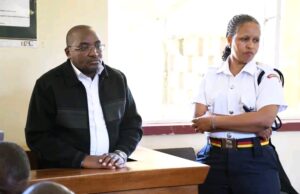 Juja MP George Koimburi Makes Daring Escape from Police Outside Kiambu Law Courts Juja Member of Parliament (MP) George Koimburi made a dramatic escape from police officers outside the Kiambu Law Courts, fleeing on a motorbike amidst chanting supporters.