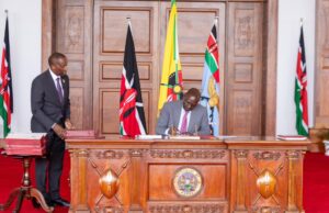 President Ruto Revokes Appointments of Two State Officials President William Ruto revoked the appointments of Joe Owaka Ager and Kiema Mwandia from government boards.