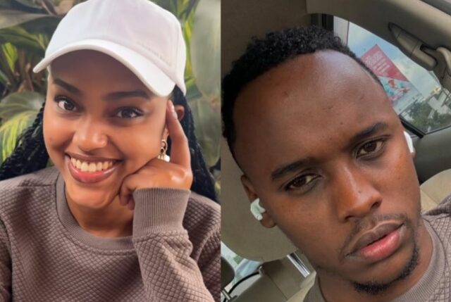 Khalif Kairo has publicly defended his ex-girlfriend, Maria Wavinya, against claims that she was after his money.