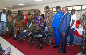 Kenya Re Donates Assistive Devices to 73 Injured Police Officers
