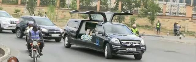 Wafula Chebukati’s Body Leaves Lee Funeral Home in Ksh. 10 Million Mercedes Benz Hearse