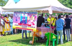 A Sombre Farewell as Midfielder John ” O’Shea” Otsola is Laid to Rest