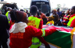 Bodies of Three Kenyans Killed in UAE Fire Land at JKIA in Heartbreaking Return