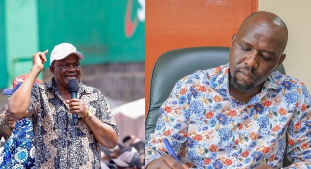 Muturi Slams Ruto for Naming Murkomen Interior CS, Calls Him Immature