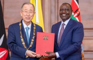 Kenya Honours Ban Ki-moon With Top Civilian Award for Global Service Kenya Honours Ban Ki-moon With Top Civilian Award for Global Service
