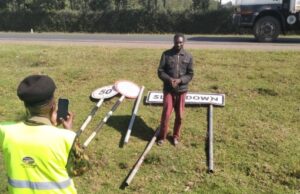 Man Jailed for Vandalizing Road Signs on Mau Summit–Nyahururu Interchange Man Jailed for Vandalising Road Signs on Mau Summit–Nyahururu Interchange