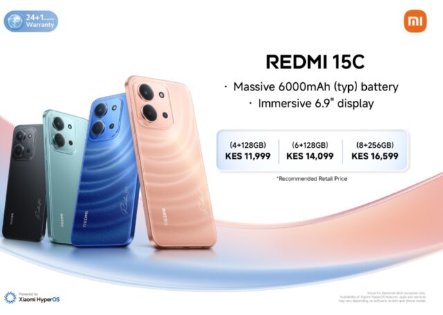 Xiaomi Kenya Launches the Power-Packed Redmi 15C packing a Massive 6000mAH Battery and a large 6.9" Screen – with amazing goodies including FREE Redmi buds and Free Xiaomi 55” QLED TV