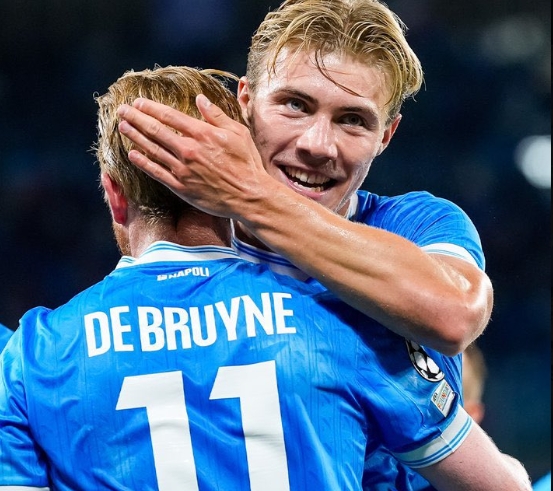 Screenshot_2-10-2025_41726_x.com Hojlund Shines as Napoli Beat Sporting for First Champions League Win