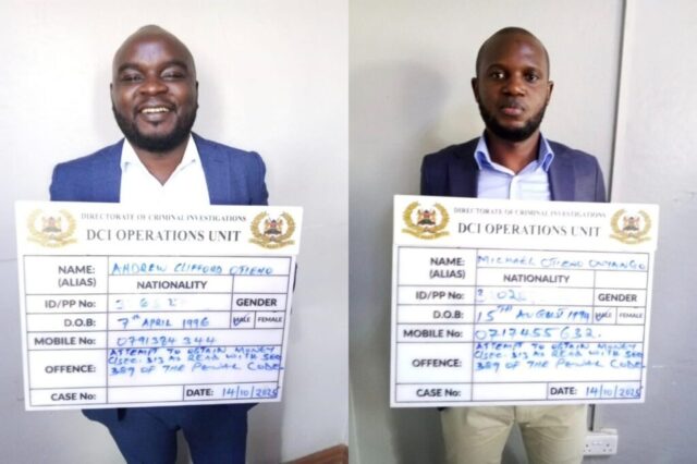 DCI Arrests Two Suspects in $5.6 Million Fake Gold Scam Targeting American Investor