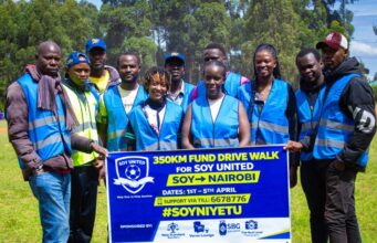 Soy United Fans Trek 350KM to Nairobi in Bold Rescue Mission Soy United Fans Trek 350KM to Nairobi in Bold Rescue Mission