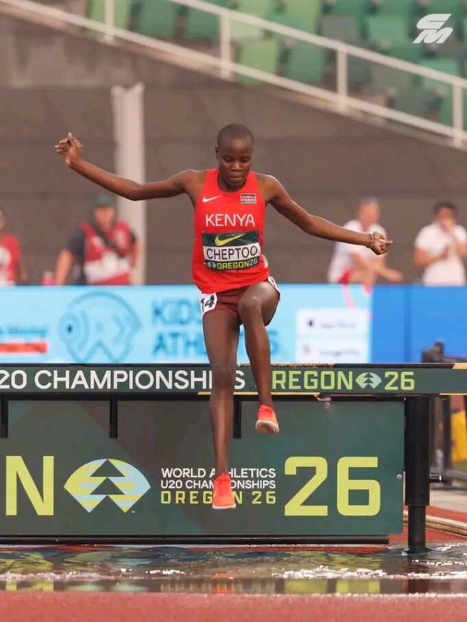 Rising Kenyan Steeplechase Talent Plans Next Step After World U20 Bronze Anatasha Cheptoo competing in the women’s 3,000m steeplechase at the World U20 Championships in Eugene. Photo: Courtesy