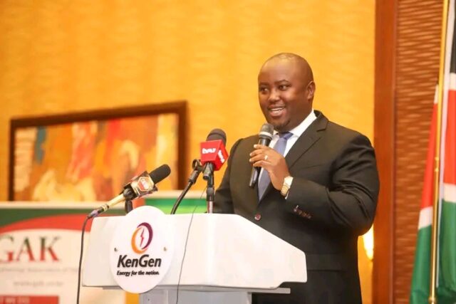 Principal Secretary Alex Wachira speaking at the Kenya Energy Transition Forum 2026 Image Credits: Ministry of Energy and Petroleum / File Photo
