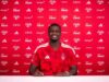 Nottingham Forest Sign Ousmane Diomande in £34m Deal From Sporting Ivory Coast defender Ousmane Diomande during a Nottingham Forest presentation Image Credits: Nottingham Forest / Getty Images