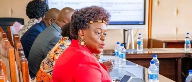 Millie Odhiambo during a public event in Homa Bay County Image Credits: Parliament of Kenya / File Photo