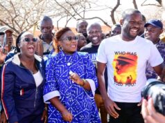 Linda Mwananchi Takes 2027 Campaign Drive to Meru Nairobi Senator Edwin Sifuna is leading opposition figures during the political engagement in Meru Town.