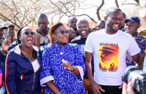 Linda Mwananchi Takes 2027 Campaign Drive to Meru Nairobi Senator Edwin Sifuna is leading opposition figures during the political engagement in Meru Town.