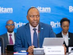 Britam Profit Surges to Sh3.8 Billion in Strong Half-Year Performance Britam Group CEO Tom Gitogo during the release of the company's 2026 half-year financial results. Credit: Britam