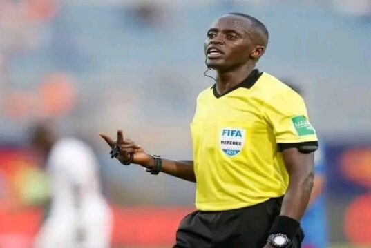 Kenya Referees Earn CAF Appointment for Egypt and Angola Qualifier Kenyan international referee Peter Waweru Kamaku will officiate the 2027 AFCON qualifier between Egypt and Angola in Cairo. Credit: CAF / File photo