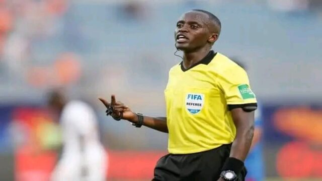 Kenyan international referee Peter Waweru Kamaku will officiate the 2027 AFCON qualifier between Egypt and Angola in Cairo. Credit: CAF / File photo