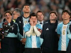 Lionel Messi Bids Emotional Farewell to Argentina After 21 Years Lionel Messi acknowledges supporters during his emotional farewell to the Argentina national team. Credit: AFA / Courtesy