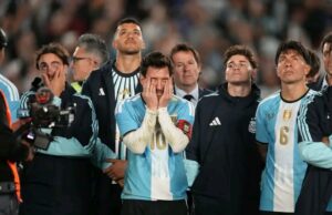 Lionel Messi Bids Emotional Farewell to Argentina After 21 Years Lionel Messi acknowledges supporters during his emotional farewell to the Argentina national team. Credit: AFA / Courtesy